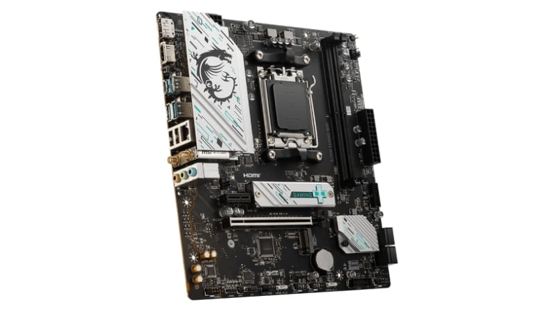 Cổng LAN 2.5G và hai đầu cắm antenna Wi-Fi