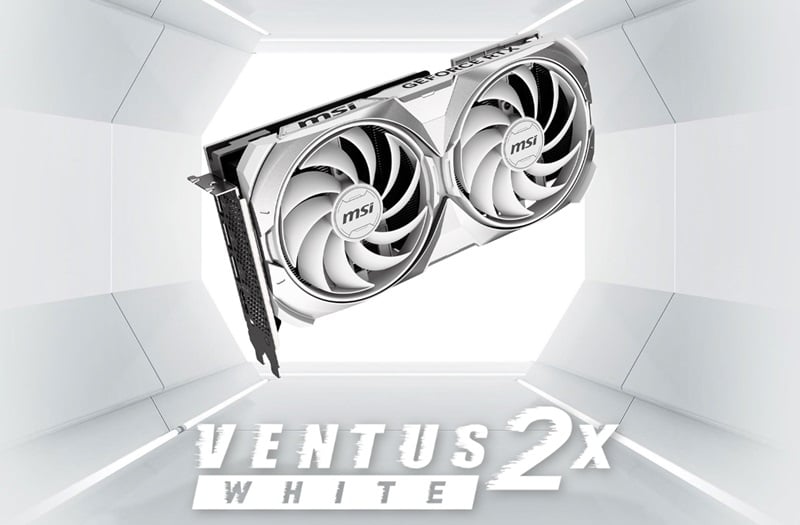 Card màn hình MSI GeForce RTX 4070 Ti SUPER 16G VENTUS 2X WHITE OC