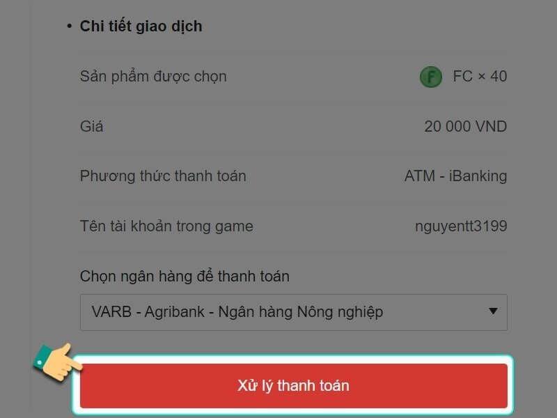 nạp thẻ Garena