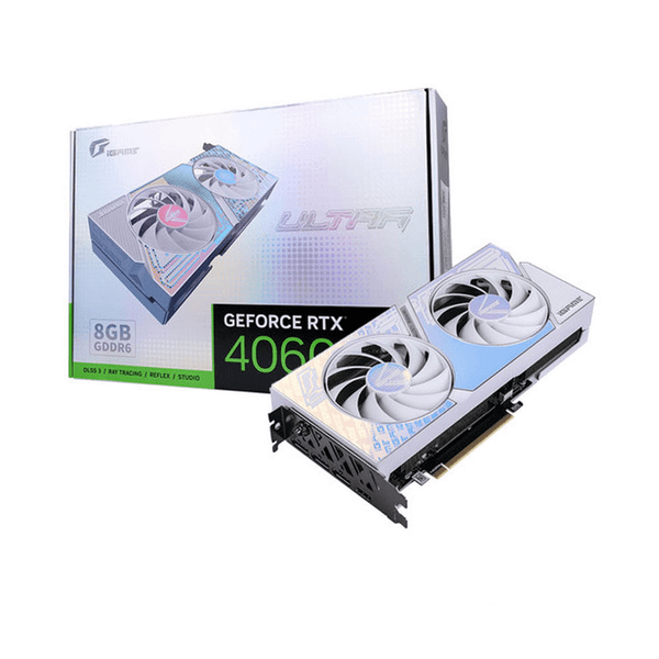 Card màn hình Colorful iGame GeForce RTX 4060 Ultra WHITE DUO OC 8GB-V