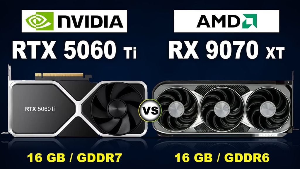 AMD RX 9060 XT vs NVIDIA RTX 5060 Ti