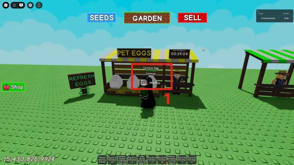 tác dụng của pet trong grow a garden