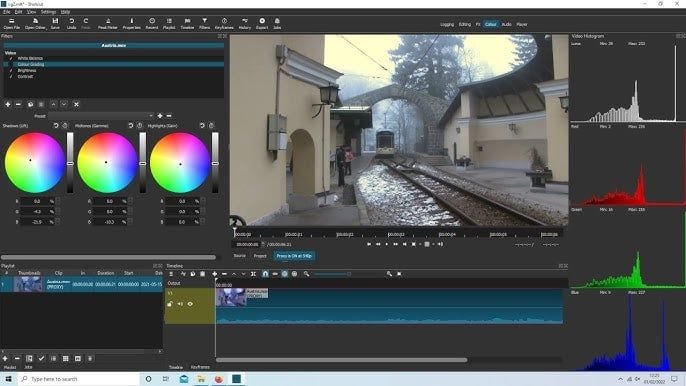 phần mềm cắt ghép video trên máy tính