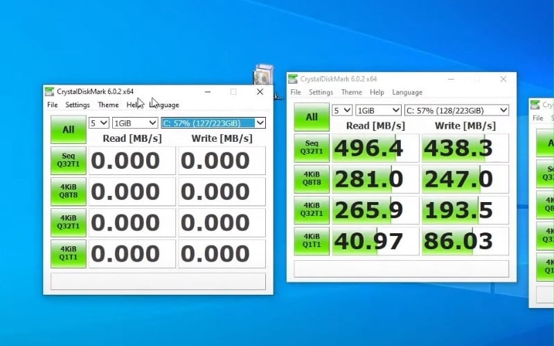 Phần mềm CrystalDiskMark