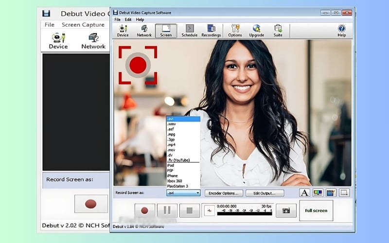 Debut Video Capture Software - Quay video đa nguồn