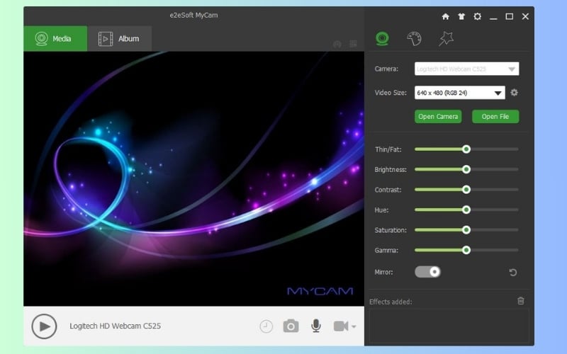 MyCam - Ghi hình và quản lý album