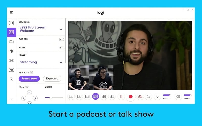 Logitech Capture - Tối ưu cho webcam Logitech