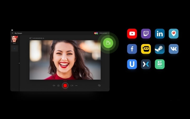 SplitCam - Chia sẻ webcam và thêm hiệu ứng