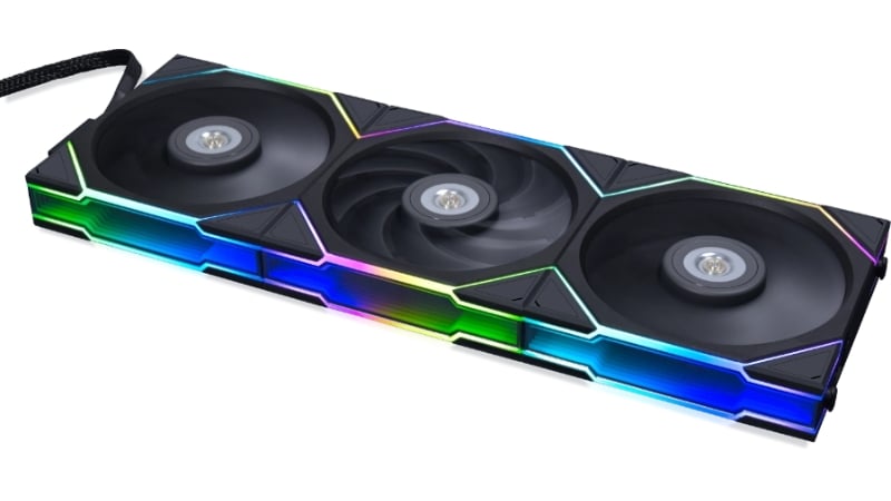 Cơ chế kết nối slide-in không dây giữa các quạt UNI FAN TL120