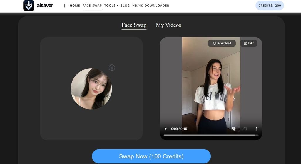 remaker ai face swap free