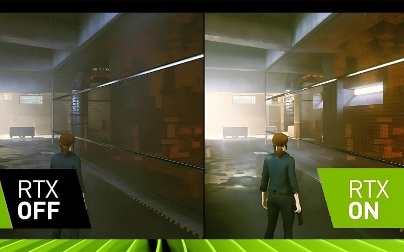 Sự khác biệt về chất lượng đồ họa khi tắt và bật Ray Tracing