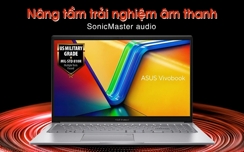 SonicMaster mang lại chất lượng âm thanh to, rõ, bass sâu và ít bị méo tiếng