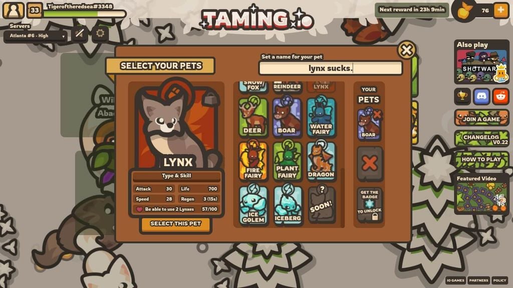 Taming.io