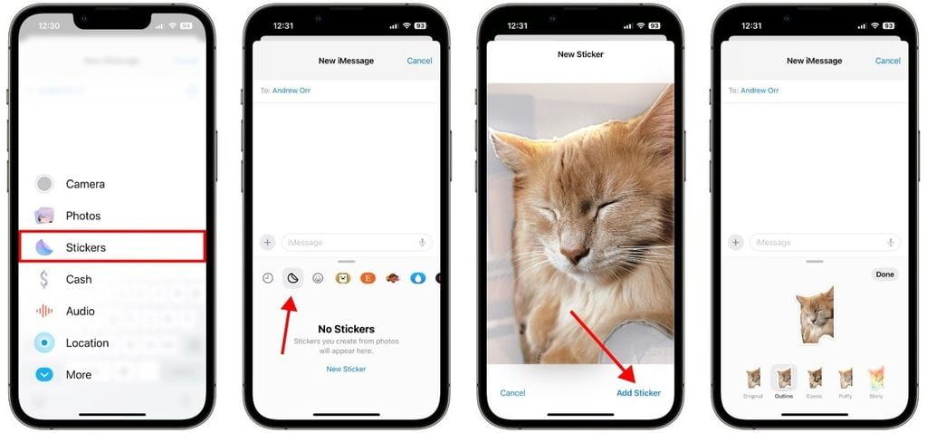 cách tạo sticker từ ảnh trên messenger