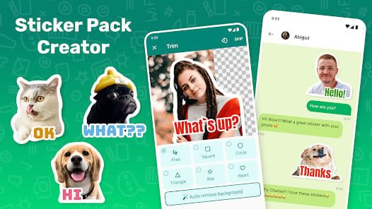 tự tạo sticker messenger bằng ảnh