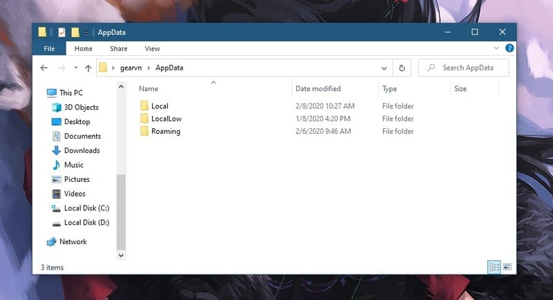 Thư mục Local, LocalLow, và Roaming là gì và tại sao nó lại tồn tại trong Windows 10