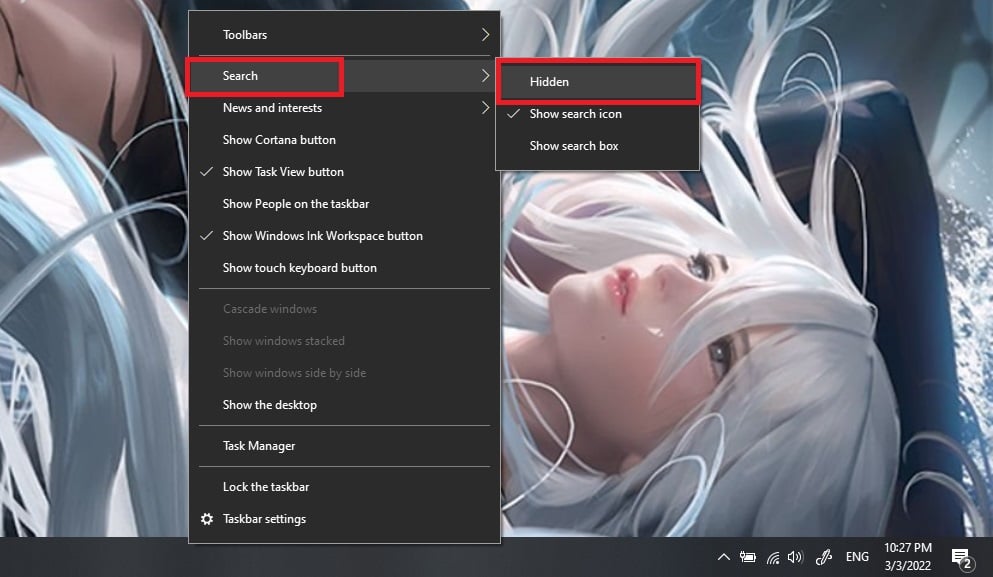 Thừa thì nên bỏ cho gọn, hướng dẫn ẩn Search và Task View cho thanh taskbar thanh thoát hơn