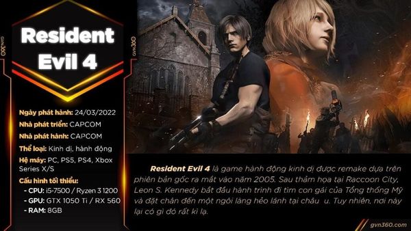 Tổng hợp đánh giá Resident Evil 4