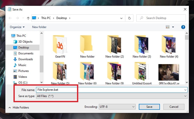 Hướng dẫn restart File Explorer để sửa lỗi giao diện trên Windows 10 - GEARVN