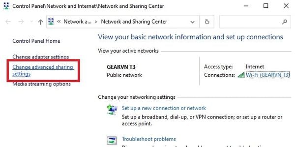 Hướng dẫn truy cập chéo dữ liệu giữa các PC trong cùng một mạng wifi - GEARVN