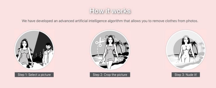 Xuất hiện công cụ deepfake AI nguy hiểm cho phép xóa quần áo