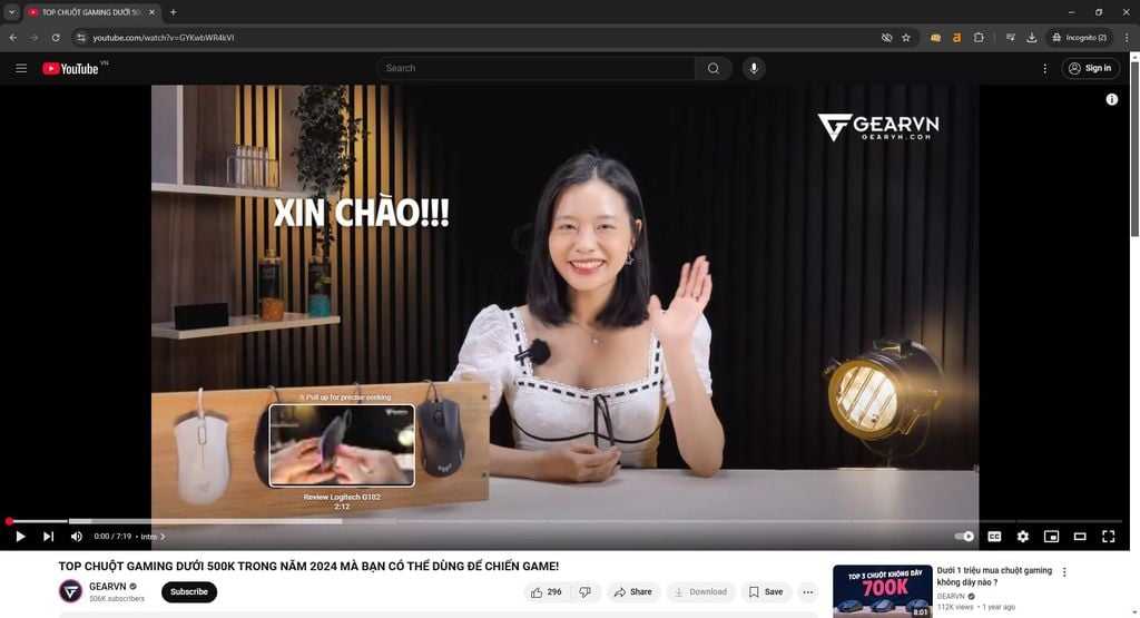 Youtube bị lỗi