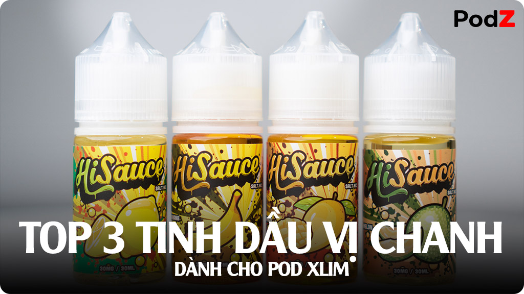 Top 3 Chai Tinh Dầu 30ni Vị Chanh Dành Cho Pod Xlim