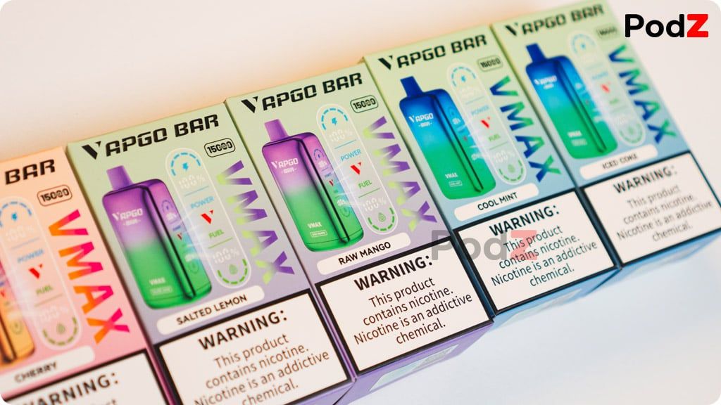 Review Vapgo Bar VMAX 15000 Puffs - Pod 1 Lần Màn Hình Ẩn Đầu Tiên - PODZ VIỆT NAM