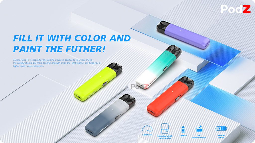 REVIEW RINCOE MANTO NANO P1 POD SYSTEM KIT - PODZ VIỆT NAM