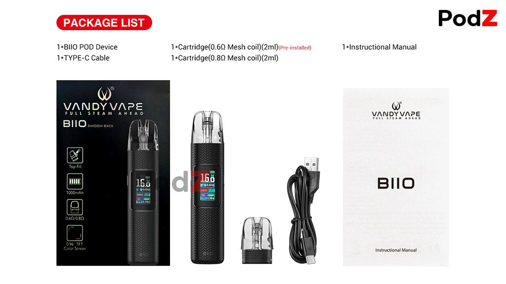 REVIEW VANDY VAPE BIIO POD KIT - PODZ VIỆT NAM