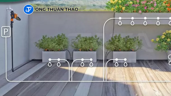 Thiết Kế Hệ Thống Tưới Cây Ban Công Tự Động Bằng Ống PVC 4