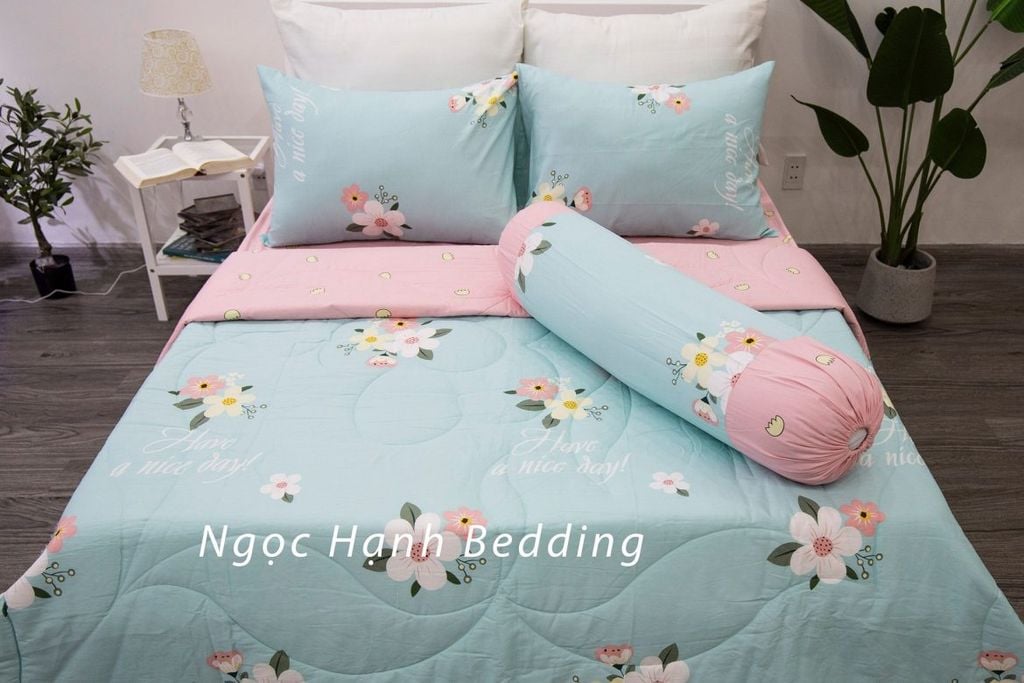Bộ drap giường 1m Ngọc Hạnh Bedding