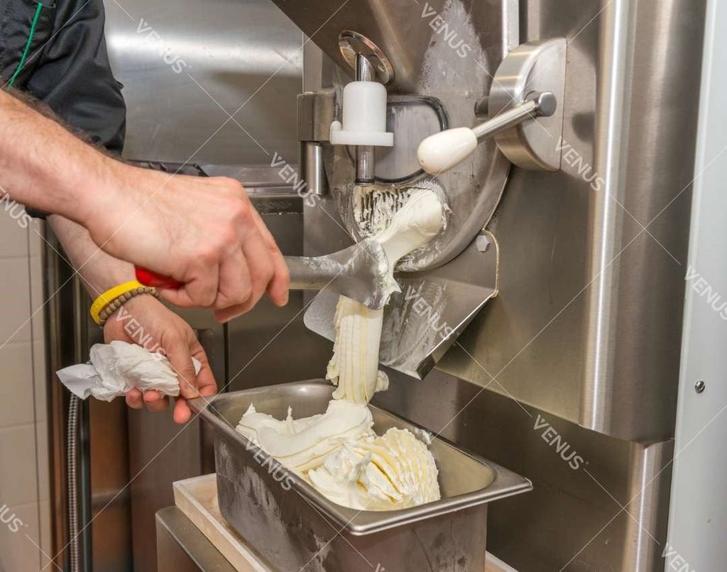 Applications of the hard ice cream machine Venus VHC30L