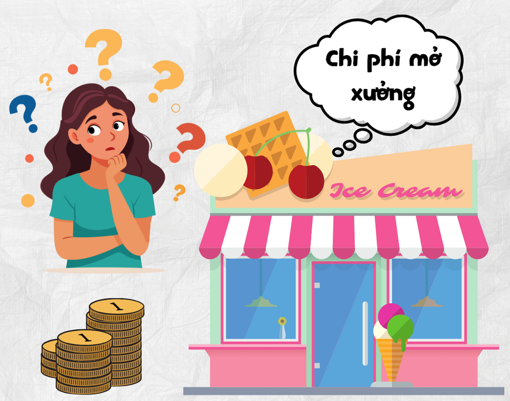 Chi phí mở cơ sở sản xuất kem cứng