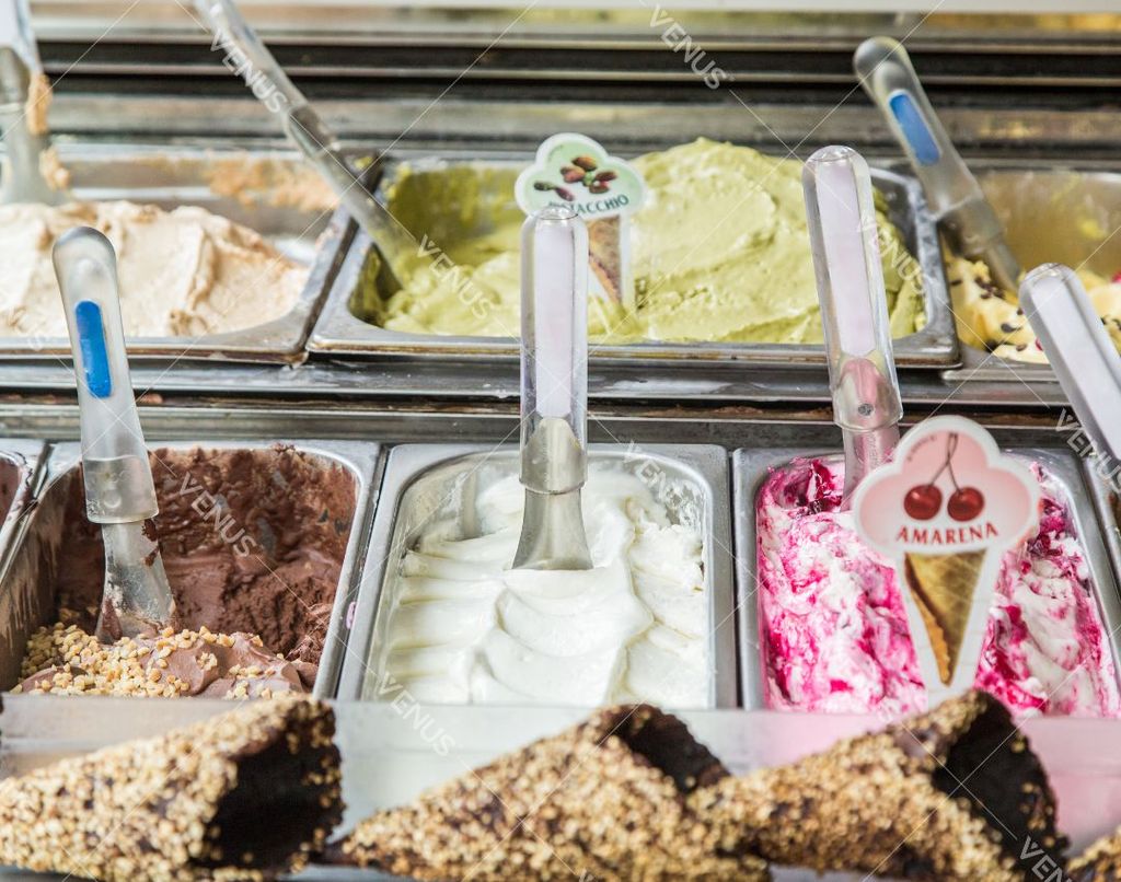 Delicious, smooth ice cream produced by the Venus VHC120L