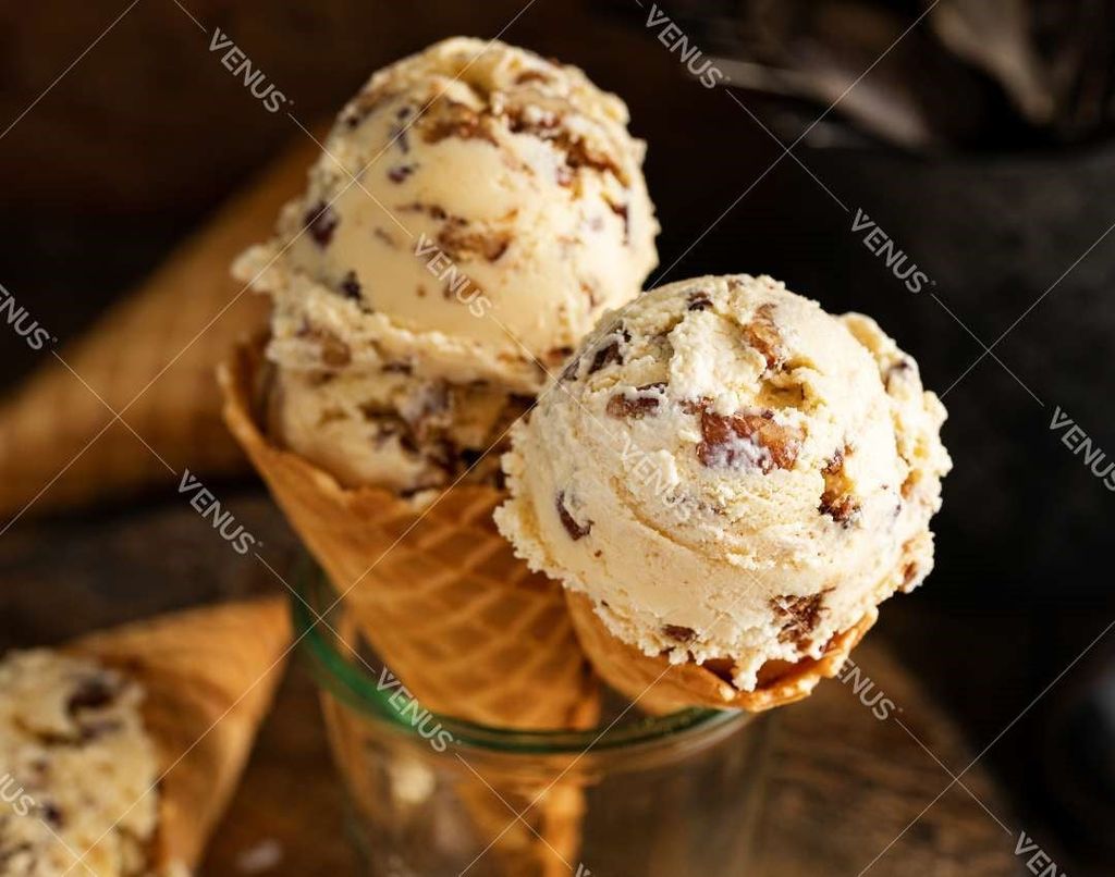 Delicious, smooth ice cream produced by the Venus VHC30