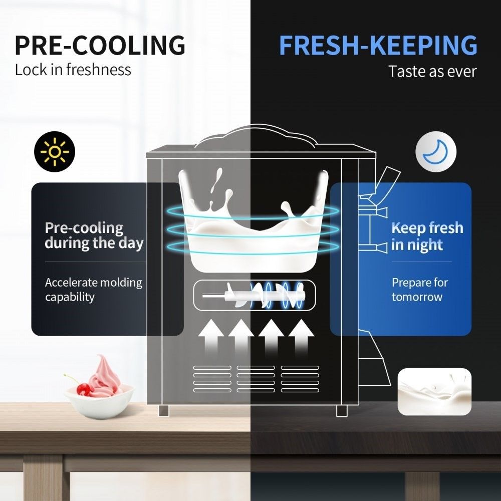 fresh keeping soft ice cream machine venus vsc366l