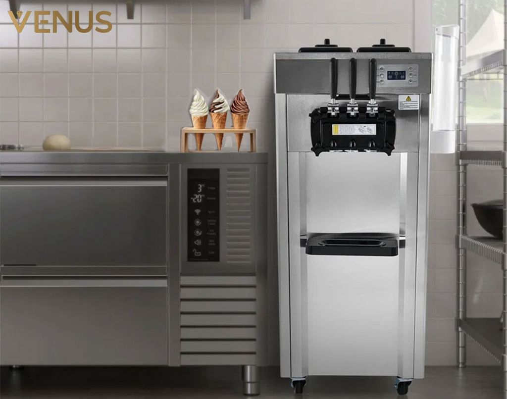 Chọn máy làm kem tươi có độ ồn thấp và hoạt động liên tục