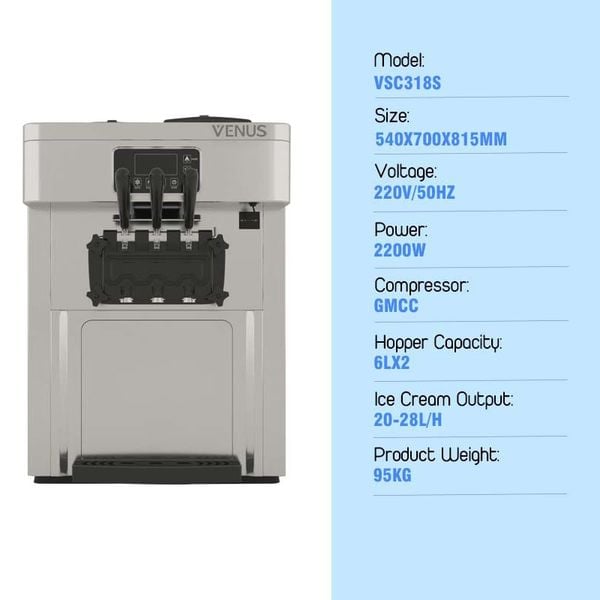 specification the venus vsc318s