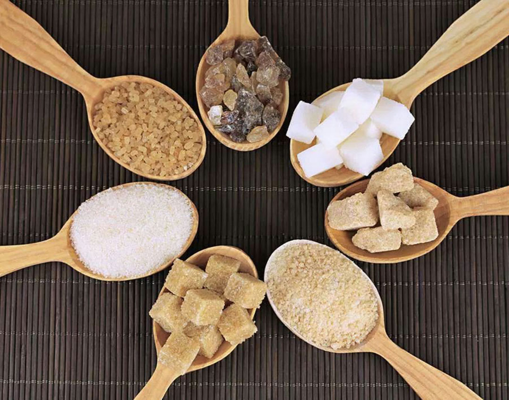 Different types of sugar used in soft serve ice cream