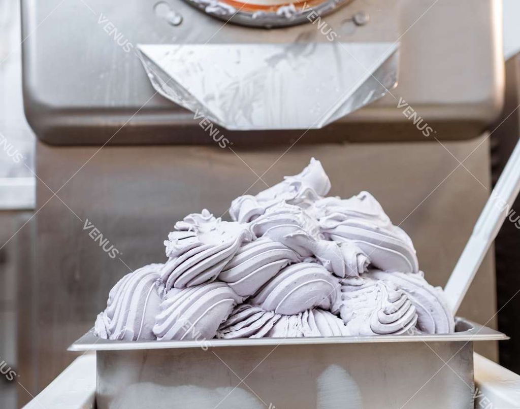 Applications of the hard ice cream machine Venus VHC70