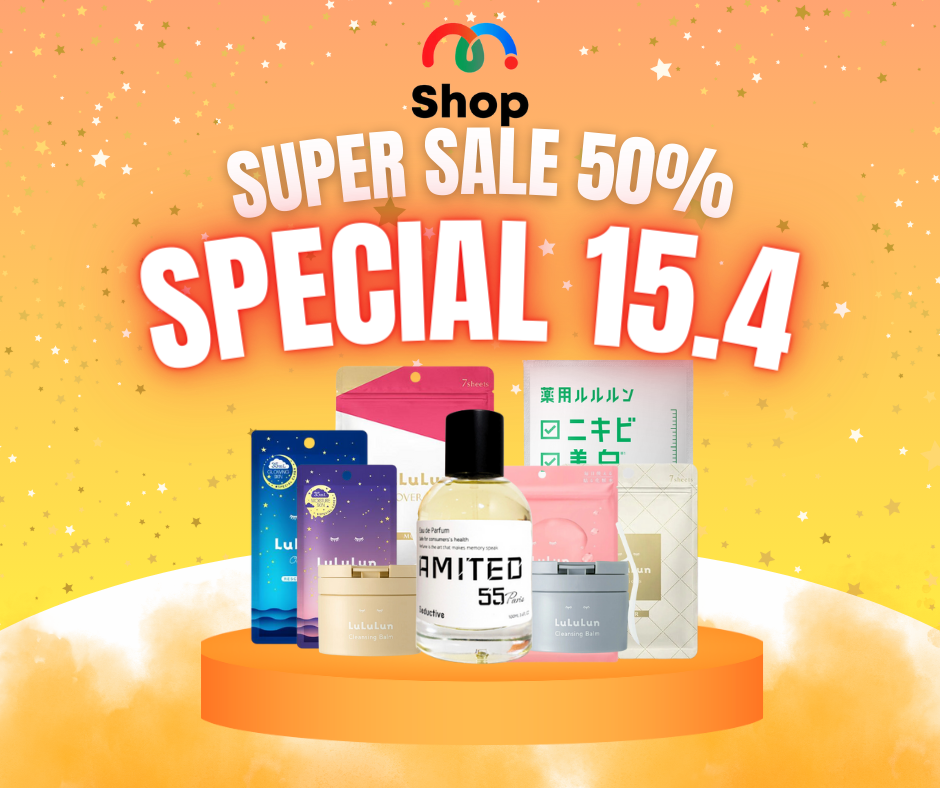 Đừng Bỏ Lỡ: Super Sale Ngày 15/04 - Giảm Giá Khủng 50% Cho Mặt Nạ và Nước Hoa!