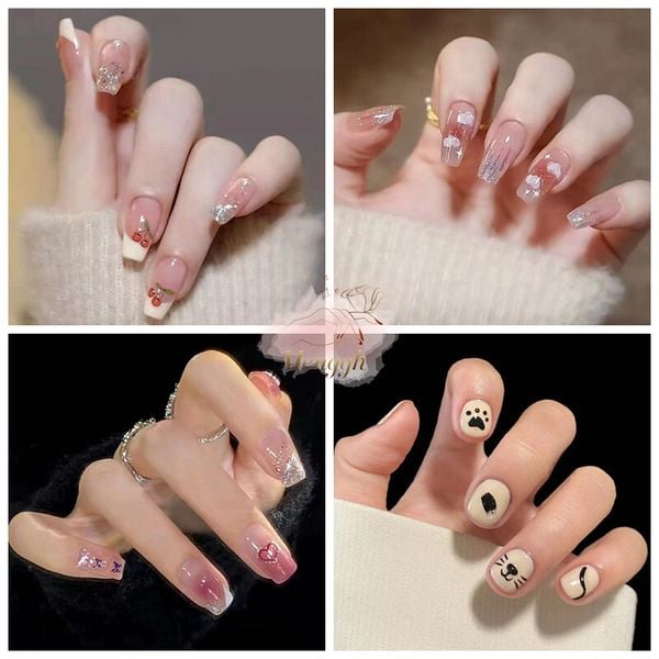 Mẫu nail đơn giản nhẹ nhàng và SANG TRỌNG cho các bạn gái