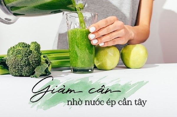Uống nước ép cần tây giảm cân vào lúc nào