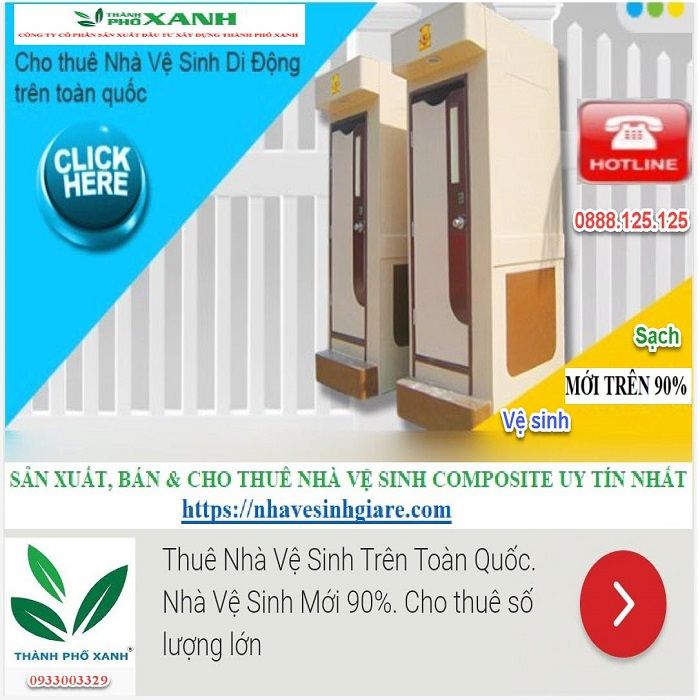 Cho Thuê Nhà Vệ Sinh Di Động
