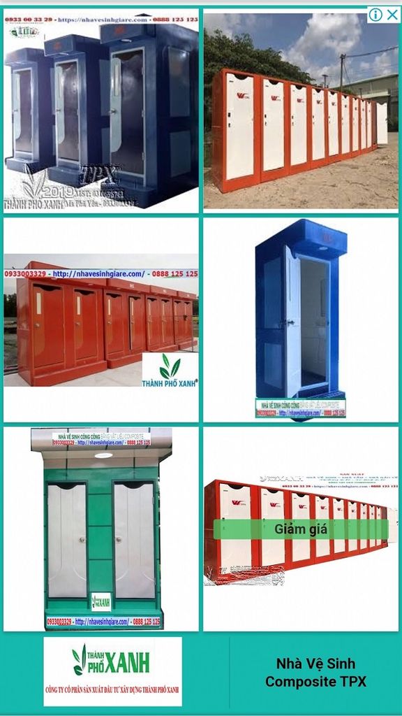 Nhà Vệ Sinh Di Động Composite TPX 2025 Giá Bao Nhiêu?