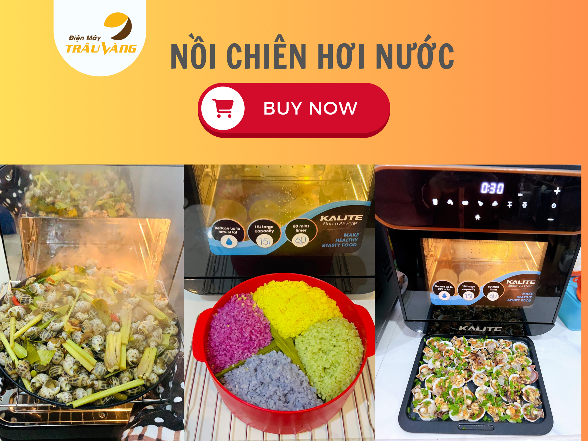 Nồi chiên hơi nước