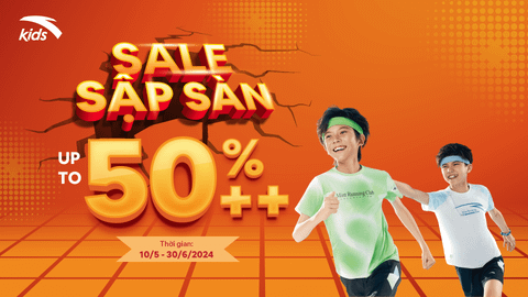 ĐỪNG BỎ LỠ CƠ HỘI SĂN SALE UPTO 50%++ CHO BÉ YÊU HÈ NÀY MẸ ƠI