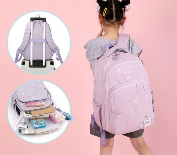 5 mẫu cặp đi học nữ cấp 1 cá tính, xinh xắn cho bé