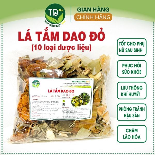 lá tắm thảo dược của người Dao đỏ SaPa